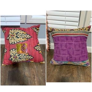 Boho reversible pillow